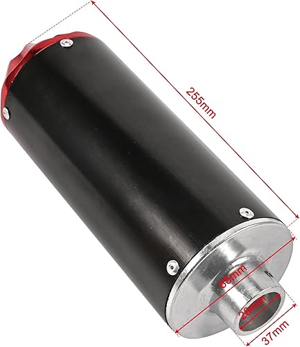Miniatura 7 de Silenciador de escape de 1.102 in para CRF50 XR50 KLX SSR Thumpstar TTR YCF Lifan Apollo dbx18 50cc 70cc 90cc 110cc 125cc piezas de motocicleta