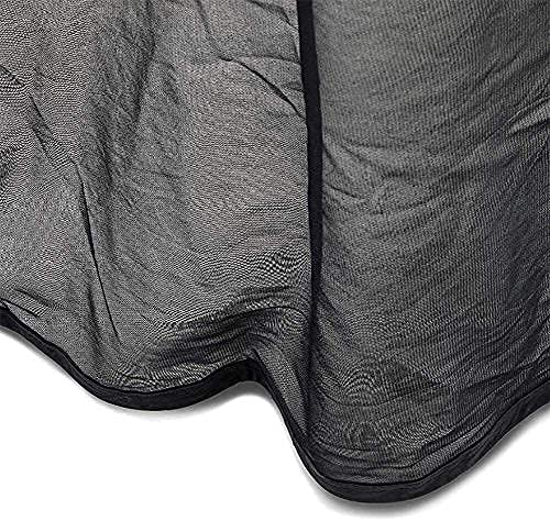 Moskitiera ogrodowa, Pokrowiec na siatkę parasol ogrodowy, regulowany za pomocą zamka błyskawicznego, wiele rozmiarów(335cm*220cm)