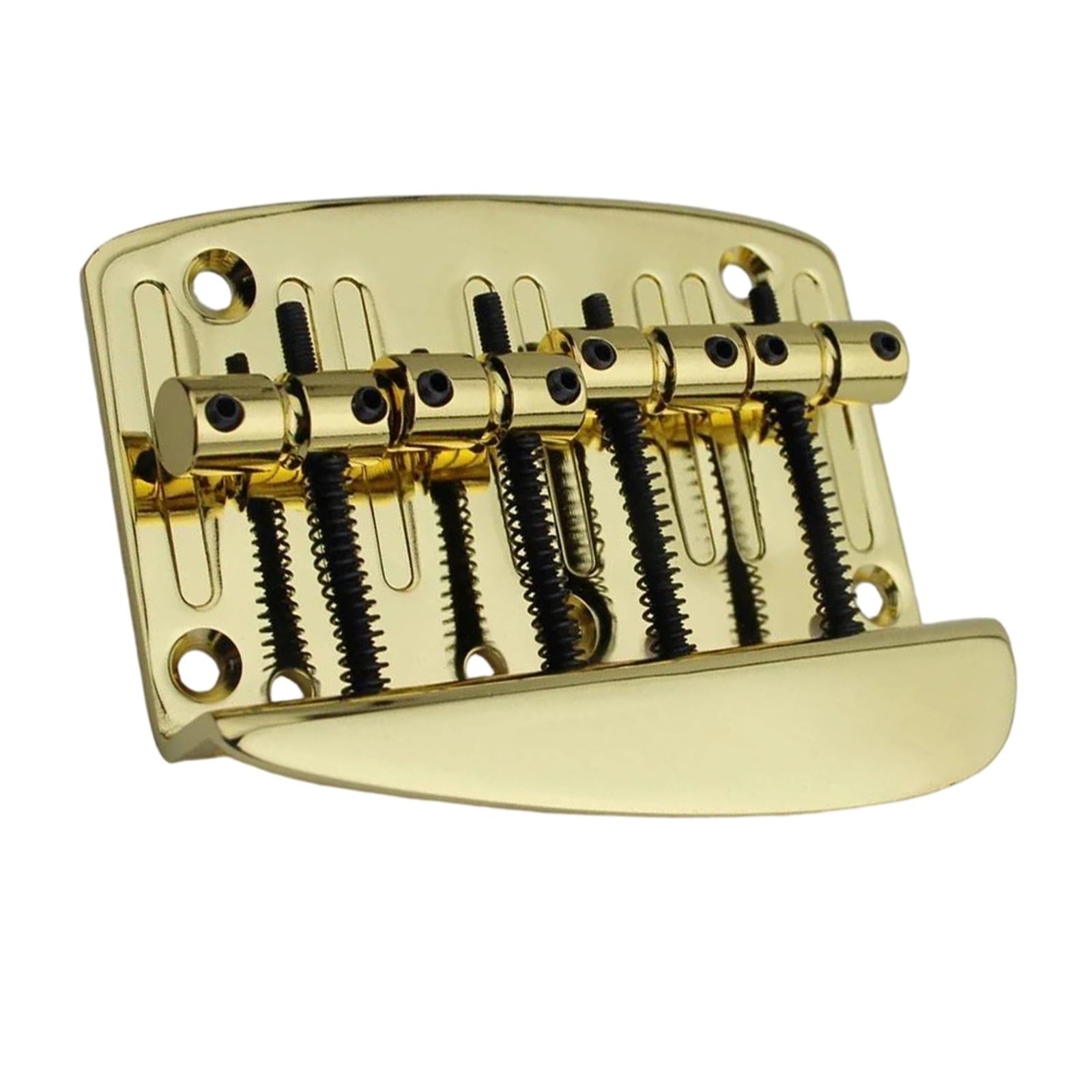 Hardware De Puente De Latón Para Bajo Fijo Rígido De 4 Cuerdas Dorado | Puente de guitarra(GD)