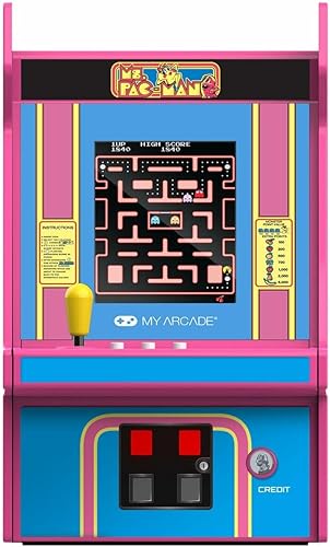 Miniatura 5 de My Arcade Ms. Pac-Man Micro Player Pro Classic Arcades Pantalla de 6.75", Juegos retro, Coleccionables de Videojuegos
