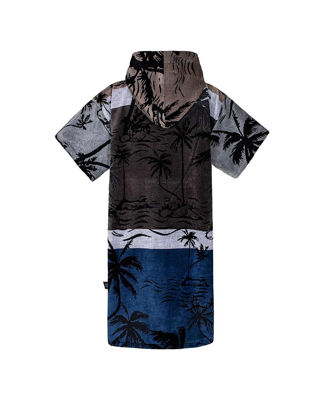 ATLANTIC SHORE | Surf Poncho | Badeponcho mit Kapuze aus 100% Baumwolle | Unisex | Special Editions für Erwachsene
