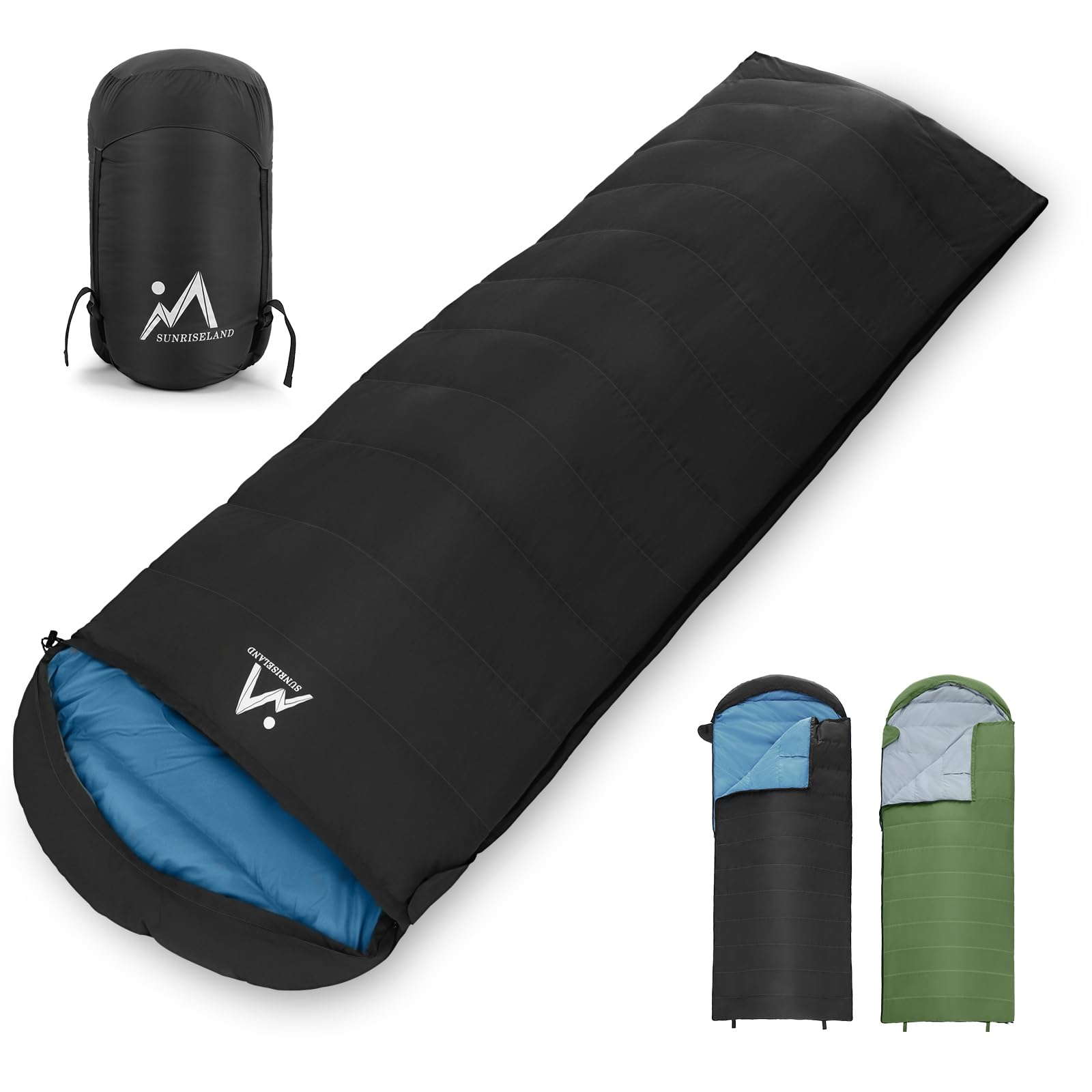 Down Sleeping Bag, 32-41℉ 600 Fill Power Sleeping Bag for Cold Weather 3 Season, Ultralight Compact Portable Backpacking Sleeping Bag with Compression Sack for Adults Youth Camping Hiking