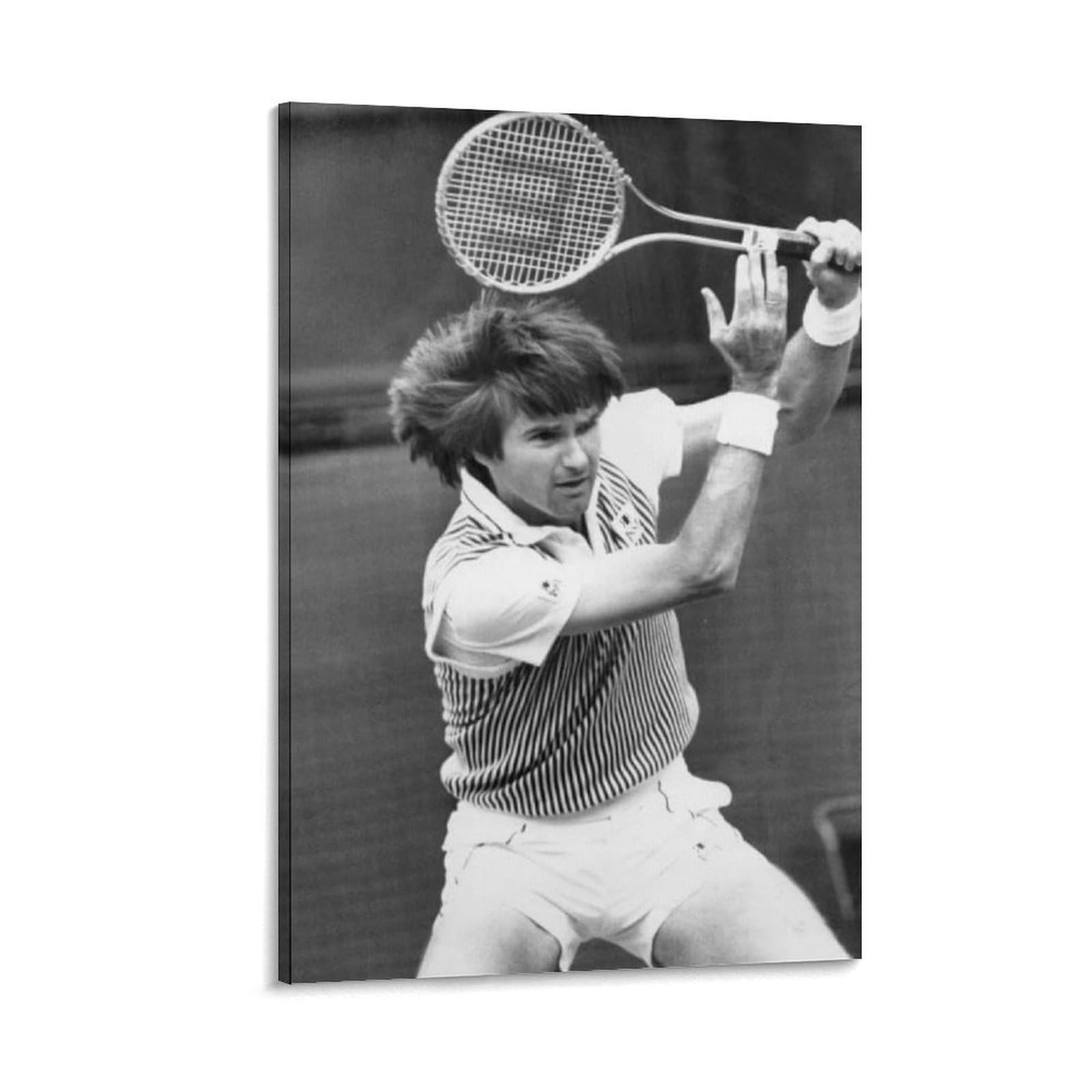 ASUIU Jimmy Connors Canvas Poster Canvas Wall Art Poster Decorative Modern Home Print Picture Artworks Posters 24x36inch(60x90cm)