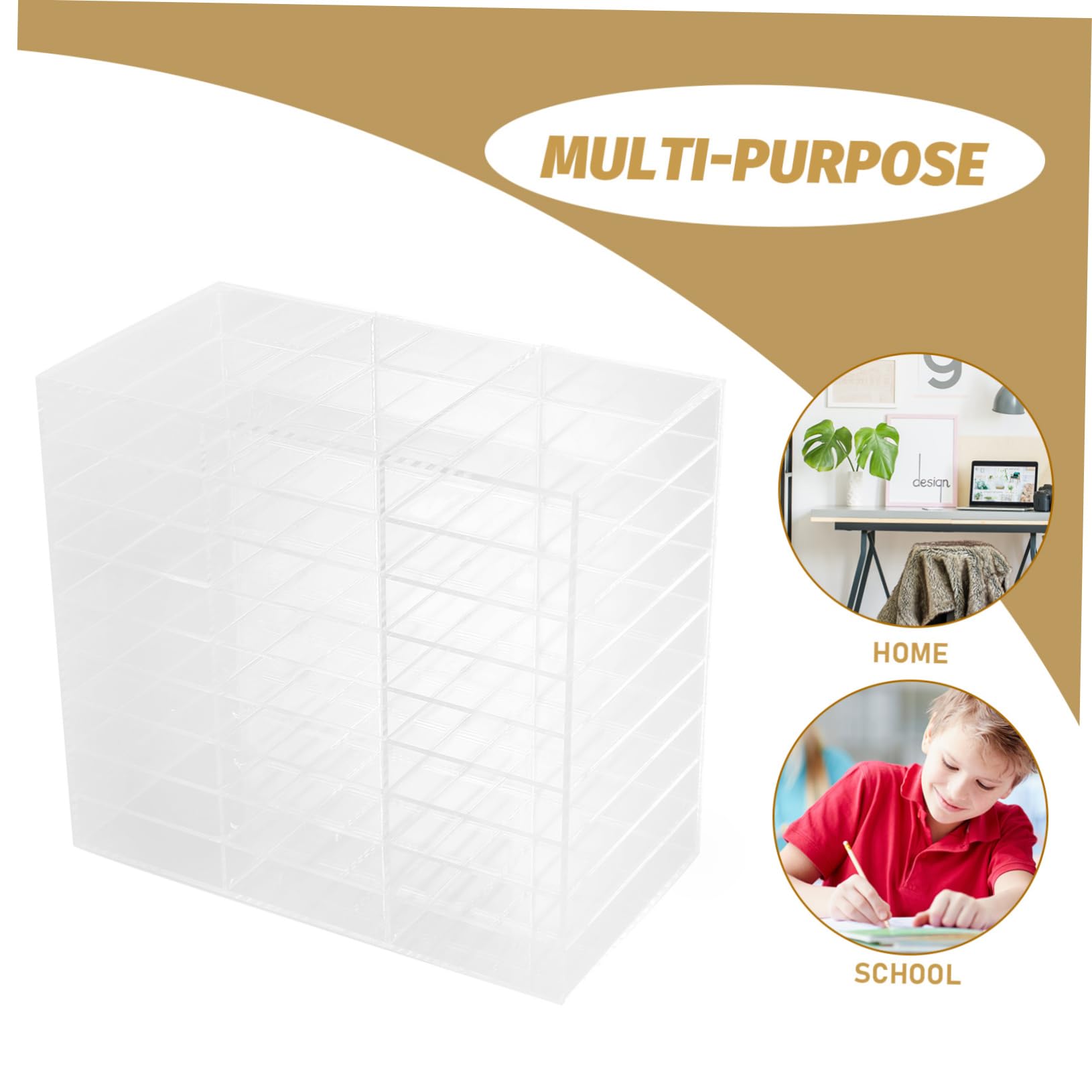 Porta Pennarelli in Acrilico Portapenne da Tavolo Organizzatore per Penne e Pennarelli Portapenne Portatile per Casa e Ufficio