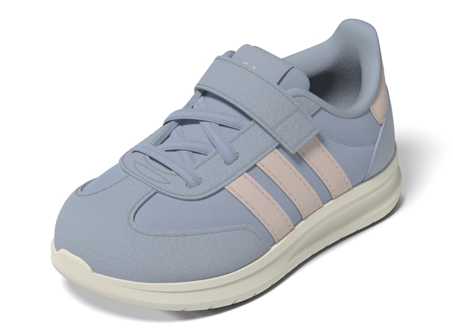 adidas Tenis deportivos unisex para correr de los años 70 2.0 con encaje elástico para niños