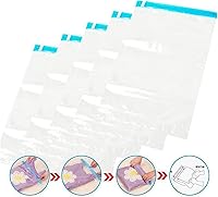 Vista 4 de 1 bolsa al vacío, 1 bolsa de compresión de 1,594.5in, ropa rodante a mano, bolsas de embalaje al vacío, bolsas de viaje para ahorrar espacio