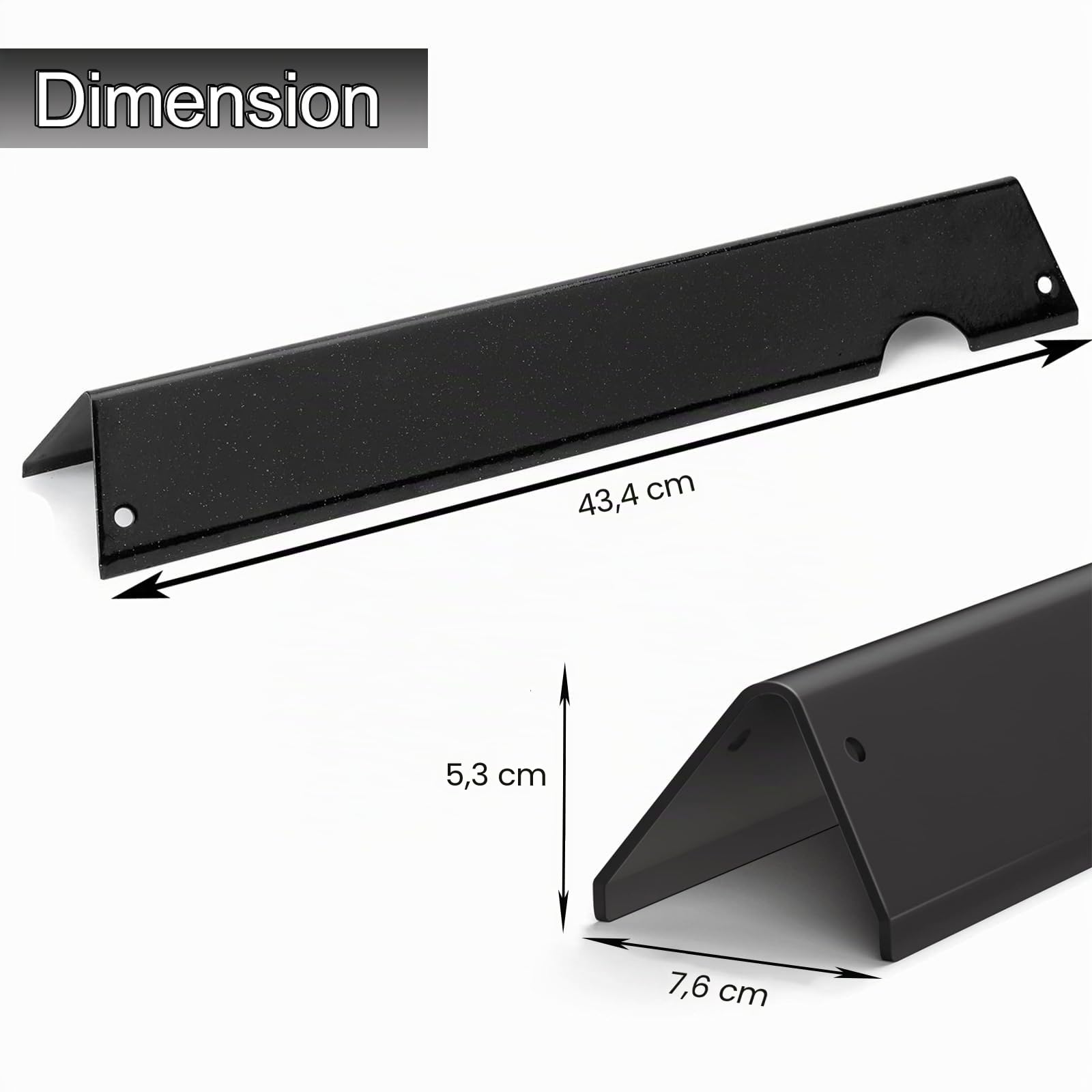66032 Flavorizer Bars pour Weber GS4 Genesis II&LX 300 Series,Gril Genesis II E-310 S-310 E-330 E-335 S-335,66795 43,4CM Barres aromatiques en porcelaine émaillée pour Weber Genesis GS4 E/S 340