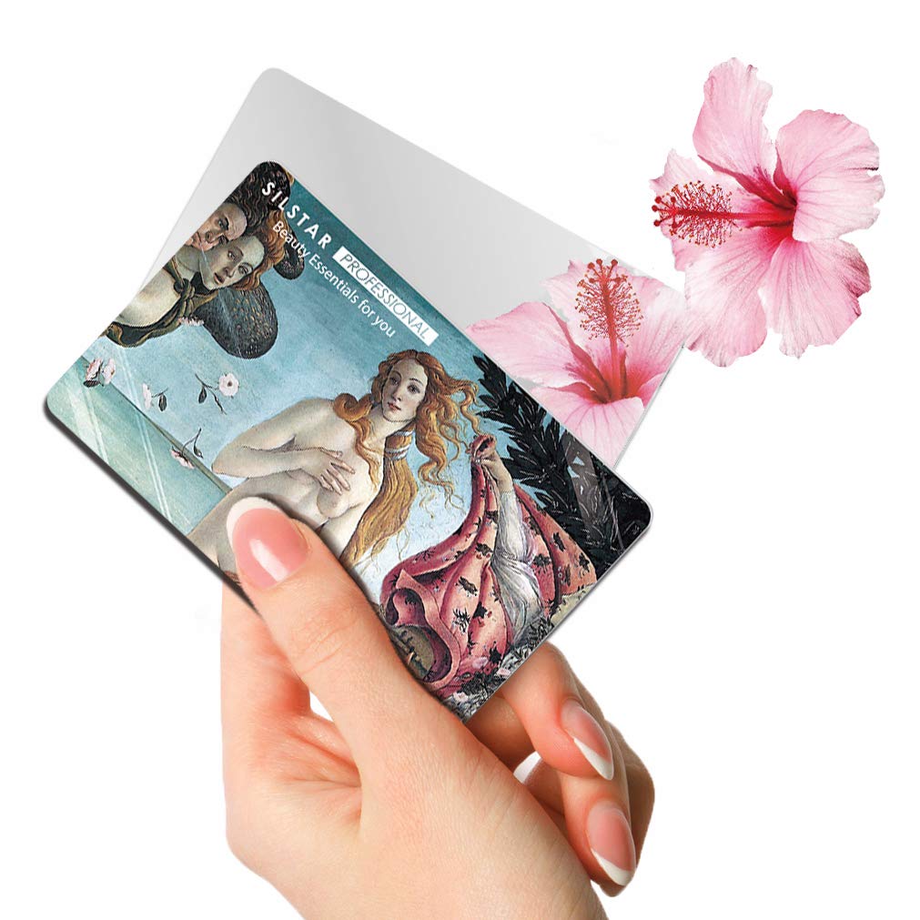 SILSTAR PROFESSIONAL Compact Card Mirror, Unbreakable Acrylic Makeup Mirror, Vanity Mirror (Botticelli_ Birth_of_Venus) 108