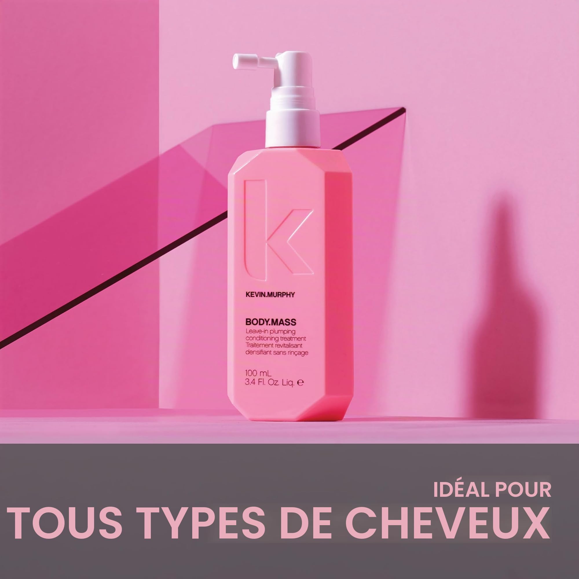 Kevin Murphy Body Mass 100 ml - Lotion Florale et Agrume - Renforce et Épaissit les Cheveux - Sans Sulfate, Sans Paraben et Cruauté Zéro - Pour Cheveux Fins, Secs ou Abîmés