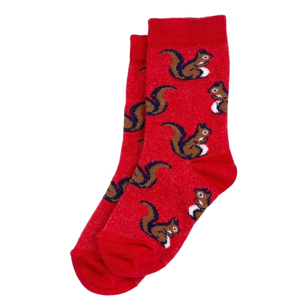 JOE COOL Socks Kids Squirrel Made With Cotton & Spandex