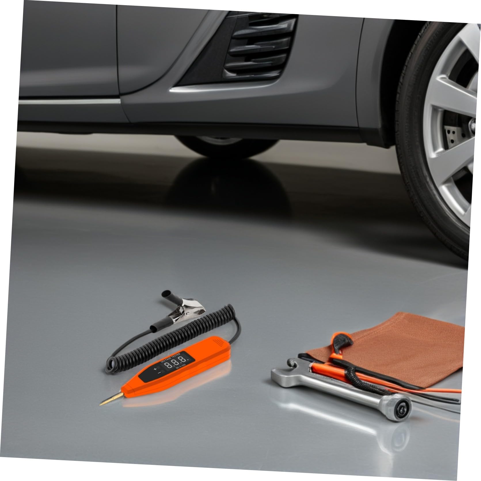 Testeur de Tension pour Voiture Numérique 5-32 V, Stylo Détecteur