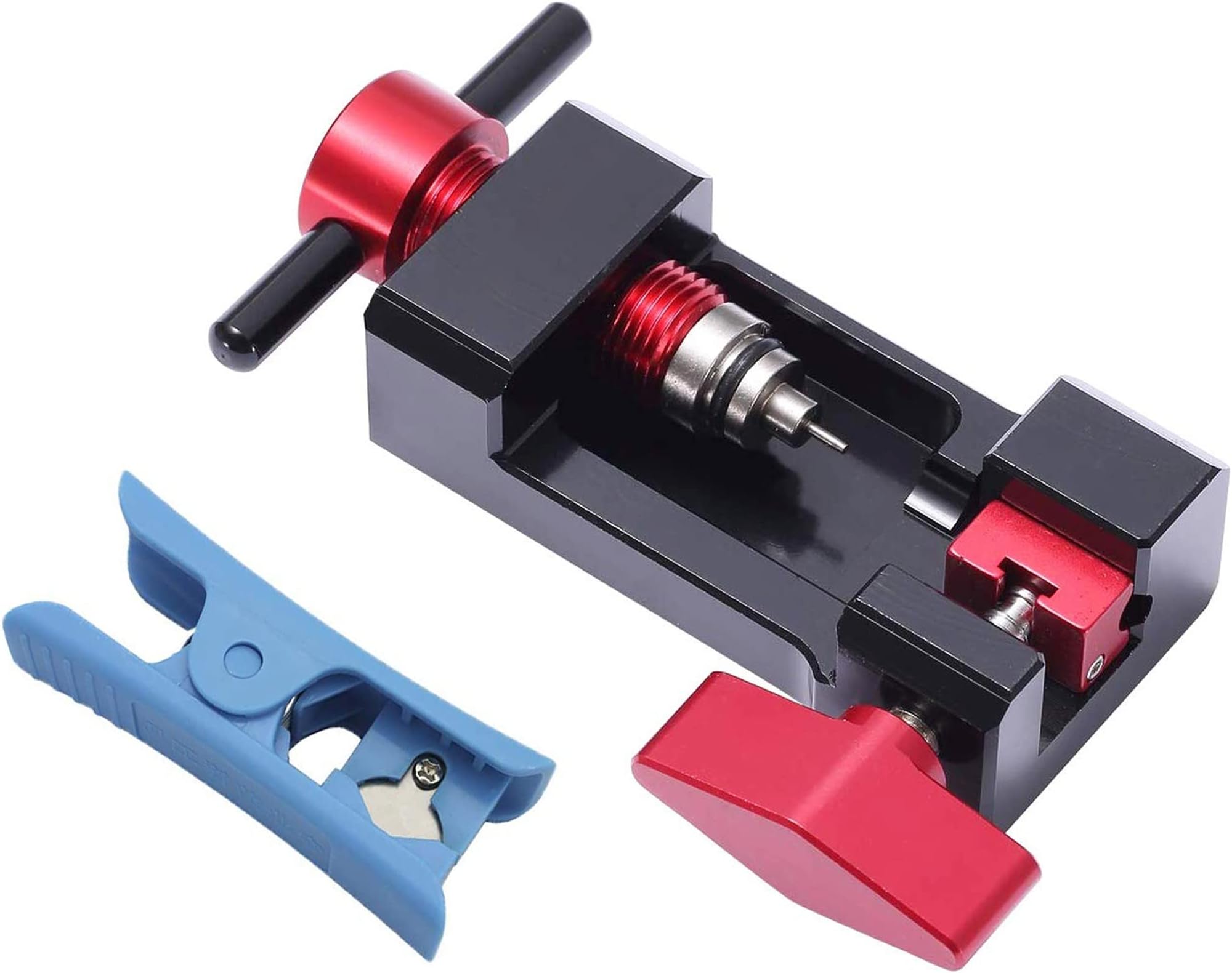 – Bicycle Hydraulic Hose Fitting Insert Tool,Upgraded Needle Driver Insertion Tool,with Hydraulic brake Hose Cutter