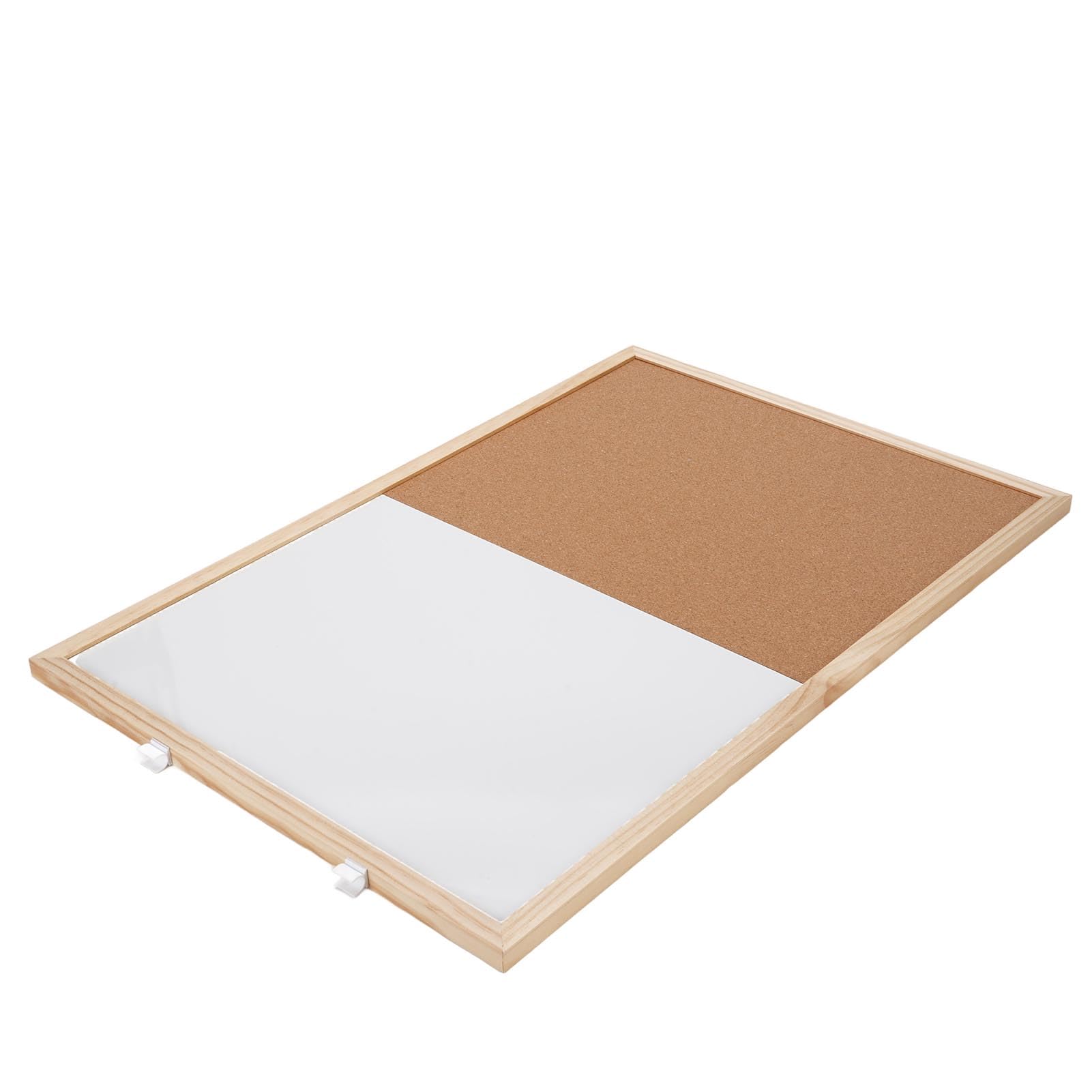 Topiky Pizarra Magnética de Corcho de Borrado en Seco de 40 X 60 Cm, Tablón de Anuncios Autocurativo Montado en la Pared, Pizarra Blanca con Tablón de Anuncios, de para el Hogar, Oficina, Aula,