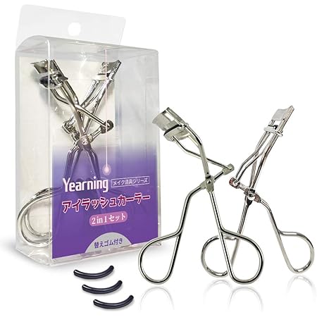 Amazon Yearning アイラッシュカーラー 広角 ミニ 2in1セット ビューラー レギュラー コンパクト 替えゴム3コ付き フィットカーラー 部分用 ひとえ用 奥ぶたえ用 下まつげ用 アイプチ ビューラー Yearning ビューラー 通販