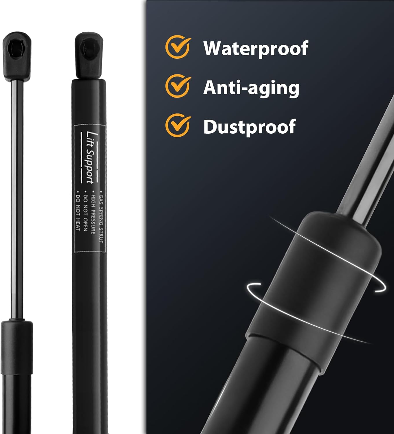 Rear Tailgate Lift Supports Compatible with Ford Expedition 2003-2017 Gas Shock Struts Expedition 03-17(2PC Set) Replace 7L1Z78406A10B