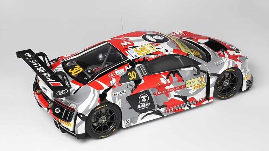 プラッツ1/24Audi R8 LMS 2015 マカオ FIA GT 美品 1/24 Audi R8 LMS GT3 AAPE Hong Kong. 2015 Macau FIA GT