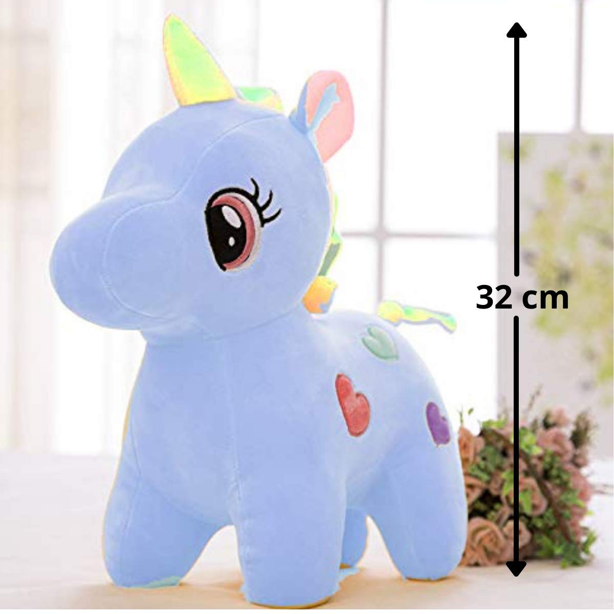 HUG 'n' FEEL SOFT TOYS Teddy Bear Soft Toy (30 Cm, Blue) - Image 3 thumbnail