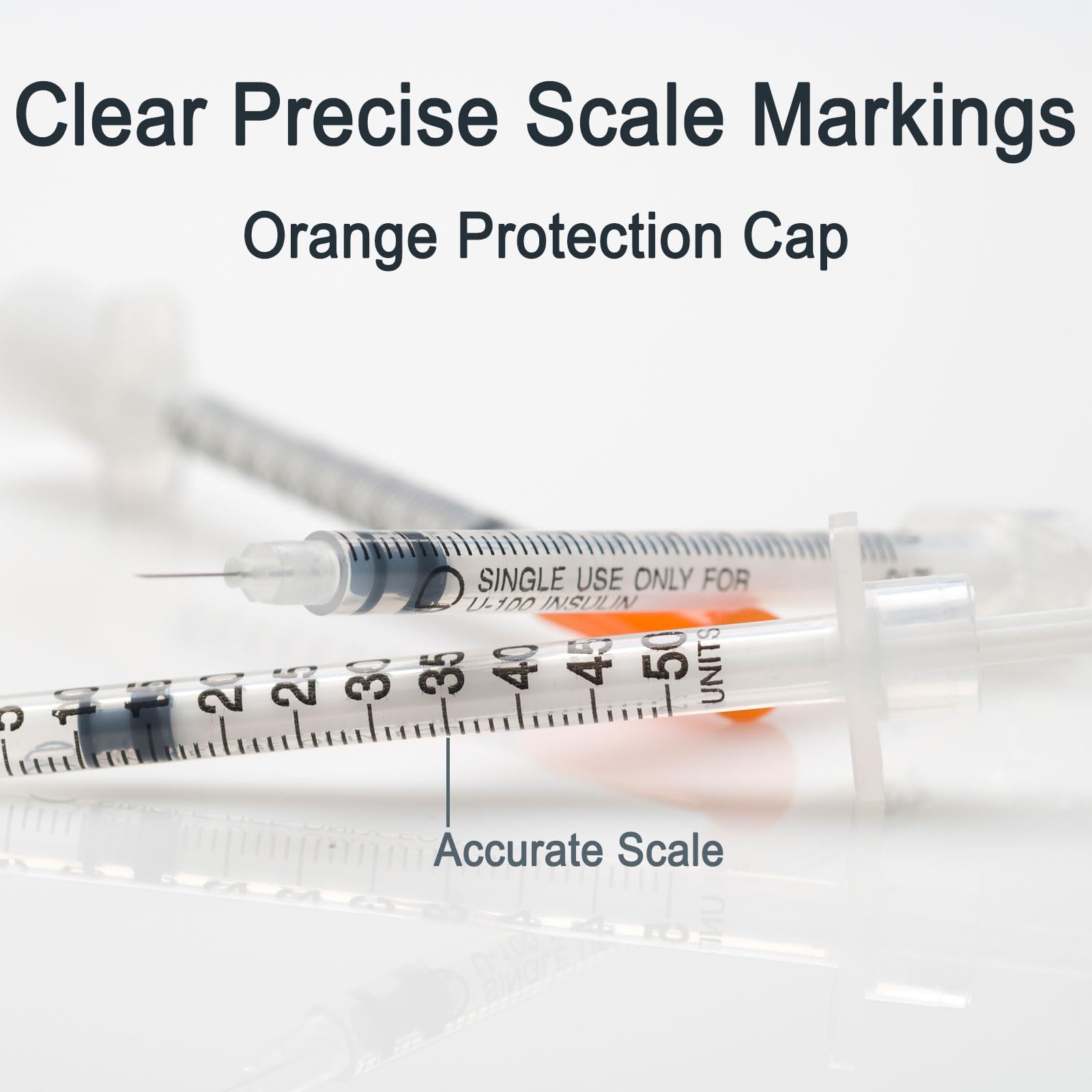 0.5ml Syringe with Needle,31G 5/16 Inch 8mm Syringe with Needle,Individually Wrapped Pack of 30 — Amazon image 4