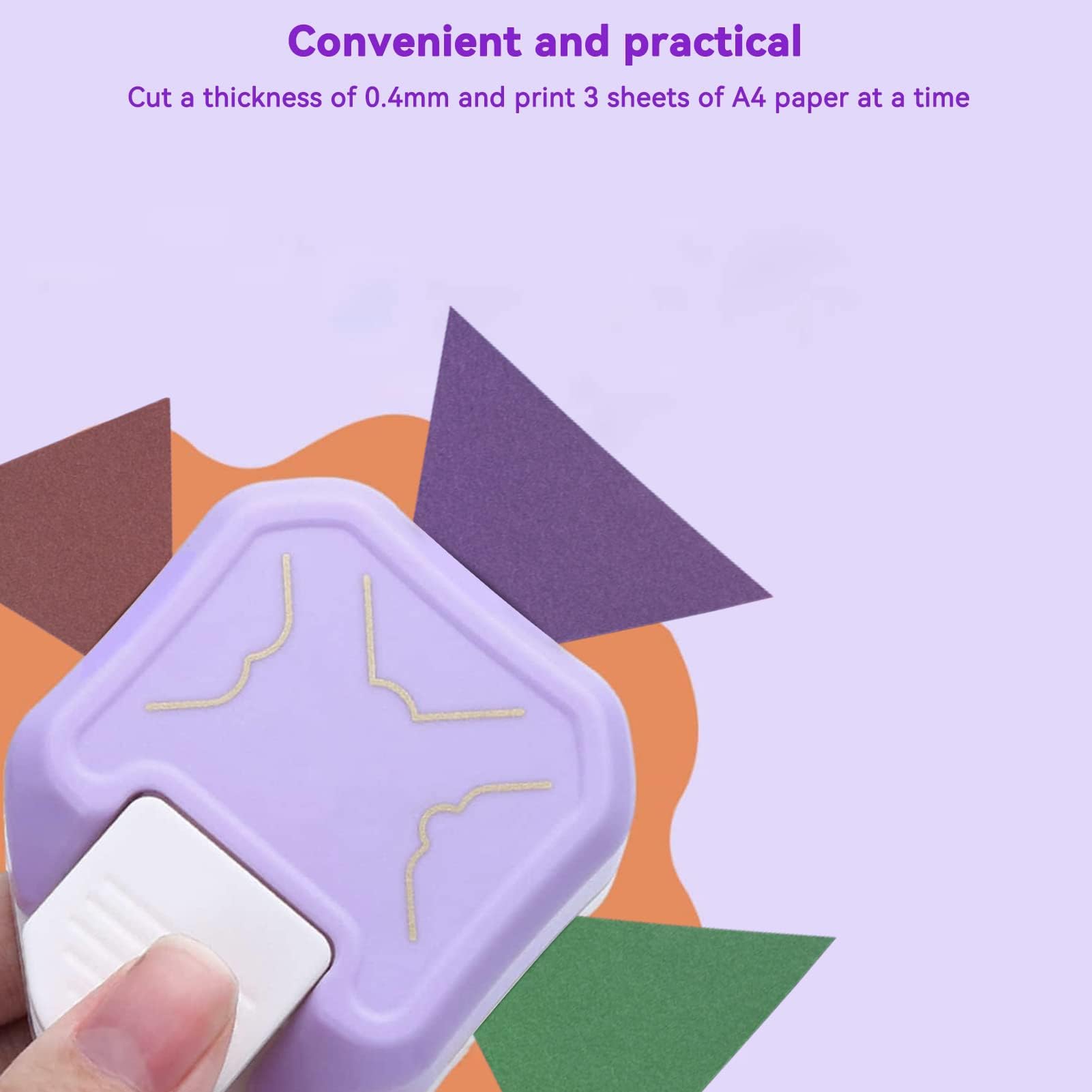 4 Mm 7 Mm 10 Mm 3 Voies Pour L'artisanat Du Papier,Coin De Papier Rond 3 En 1, Les Projets De Bricolage, Le Coupe-photo, La Fabrication De Cartes Et Le Scrapbooking