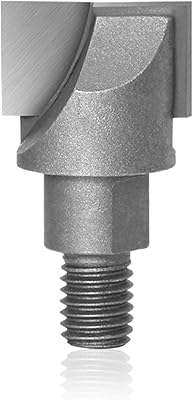 Xianglaa-Router bit, Two Screw Lock Thread Mills Milling Cutter CNC Woodworking Bottom Cleaning Tools Router Bit 1/2