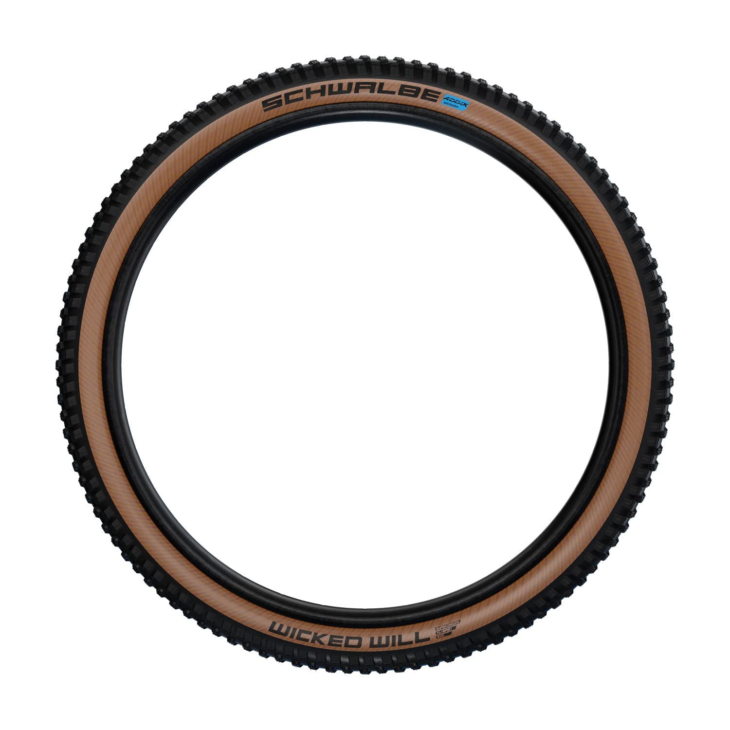 Schwalbe cu.schw.wicked Will 29x2.40 evo sup.race tle pl.n, czarny i przezroczysty