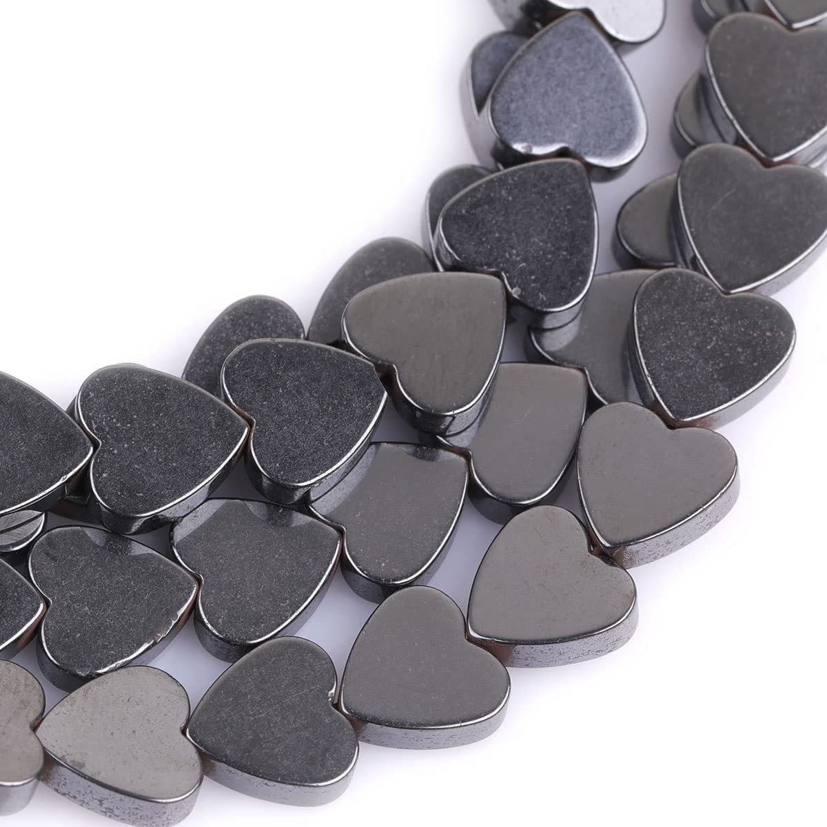 10 Perles En Hématite En Forme De Cœur 8 Mm - Neuf, Pour Bijoux DIY, EAN 4558550034564