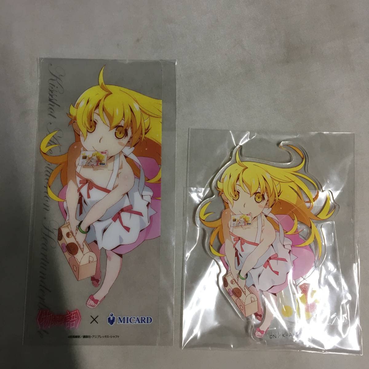 Amazon.co.jp: 忍野忍 アクリルスタンド クリア栞 2点セット 物語 