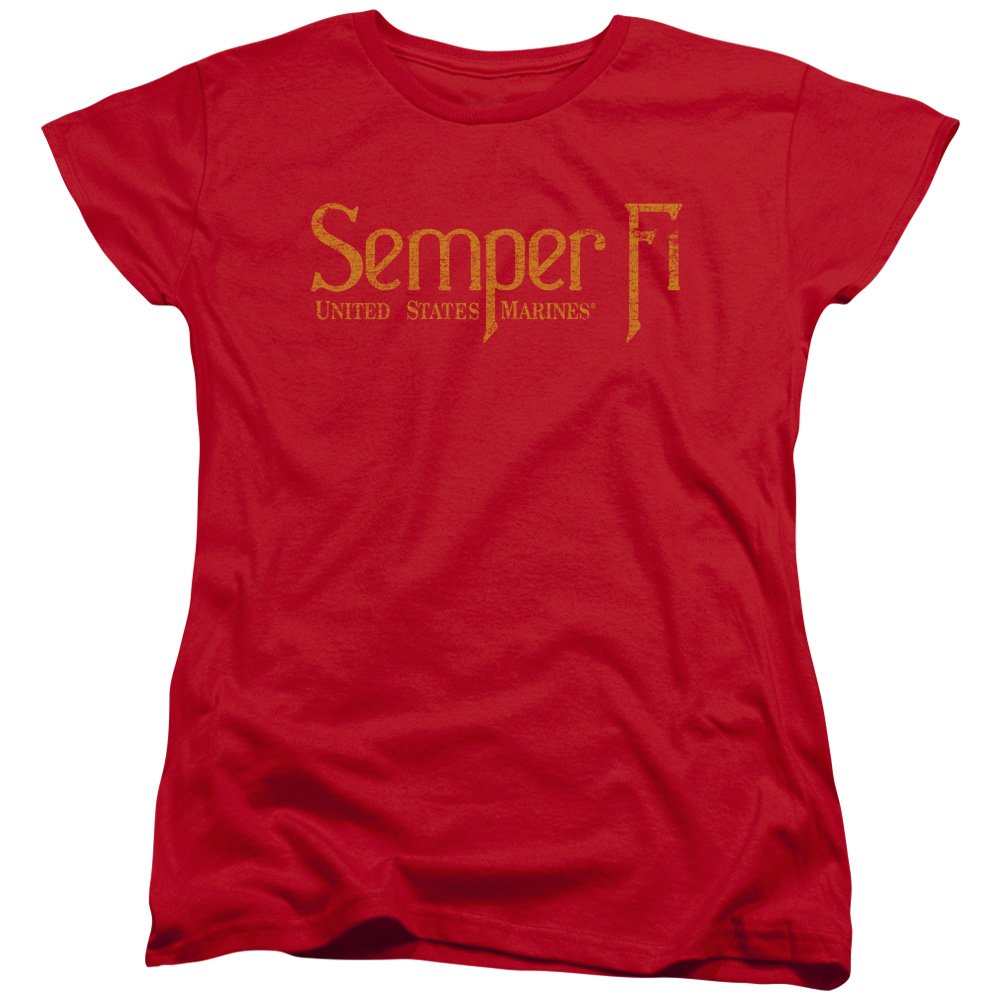 TrevcoUs Marine Corps Semper Fi Women's T Shirt