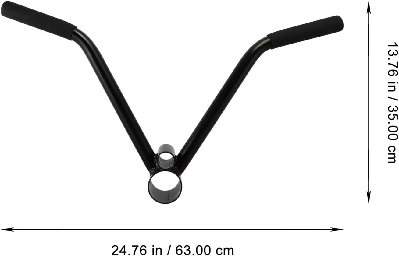 Steel T-bar Handle Barbell Attachment Workout Handle Back Training Handlebars