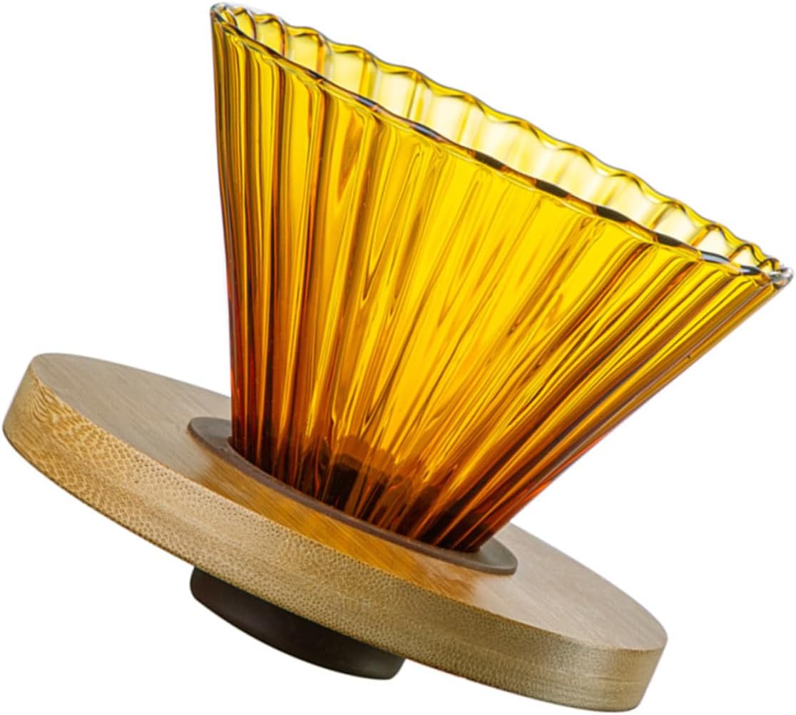 Homoyoyo Cone Coffee Dripper Decorative Filter Fine Mesh Strainer Reusable Coffee Maker Accessory for Drip