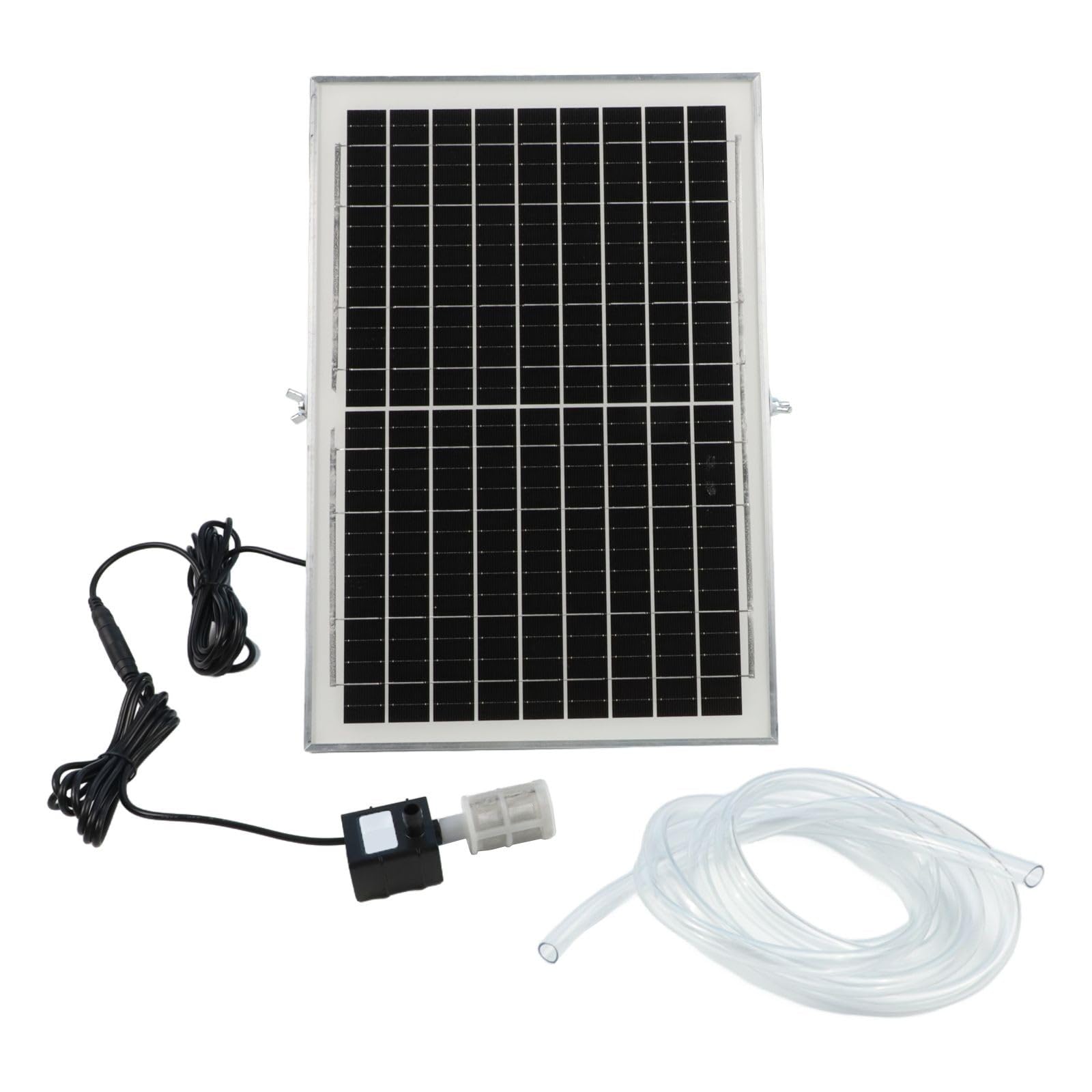 Pannello solare da esterno per pompa dell'acqua Kit 9V 10W Fish Pond Aquarium Fontana Circolazione Filtrazione con 2m Tubo