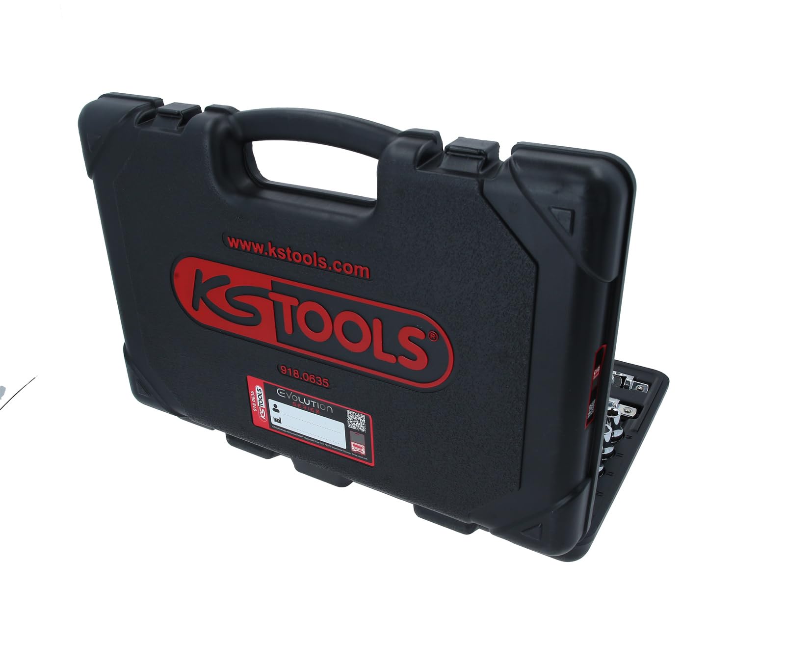 KS Tools 918.0635 CHROMEplus Zestaw podw. kluczy nasadowych,35-szt, 1/2"