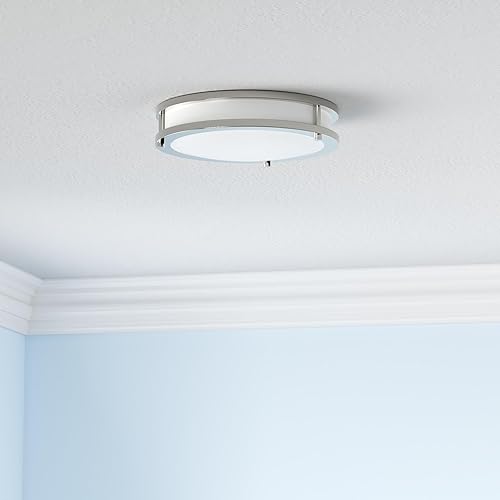 Miniatura 7 de Lámpara de doble anillo de techo de montaje empotrado de 14 pulgadas, 20 W, 27 K30 K35 K40 K50K seleccionable, 1400 lúmenes, regulable, LED,