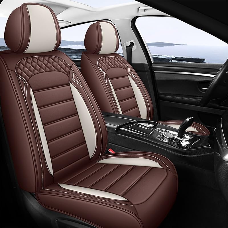 Housse de siège auto antidérapante en cuir PU pour VW Golf et CC