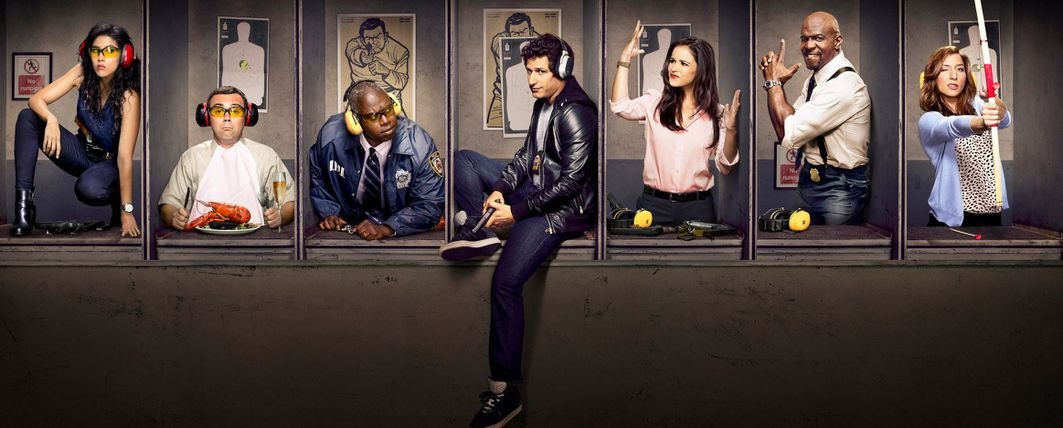 Plastic Poster Brooklyn Nine Nine 35x14 inch Waterproof - Anti-Fade - Can Use On Outdoor/Garden/Bathroom - BPPA538