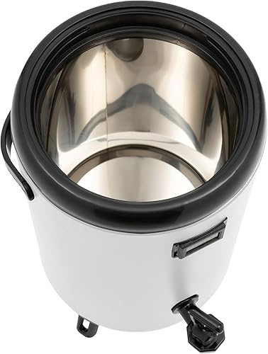 Miniatura 13 de DYNAMI Dispensador de bebidas aislado de acero inoxidable 304, dispensador térmico aislado de bebidas frías y calientes con grifo, para café, té