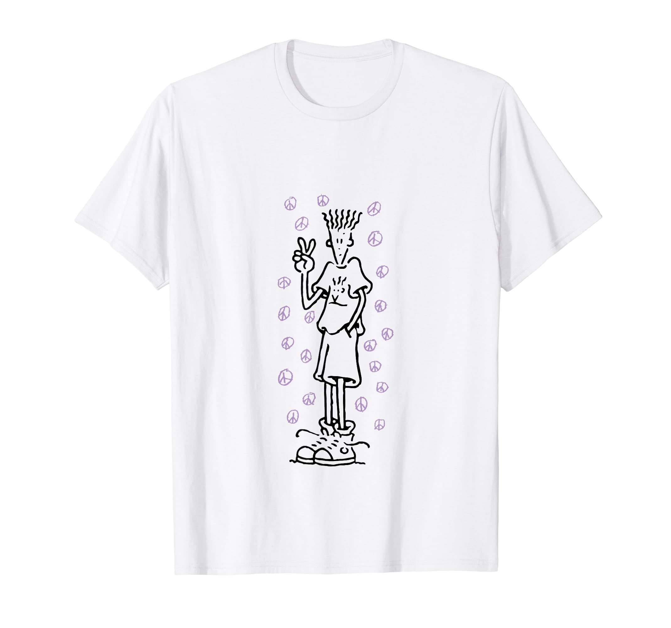 Fido DidoDark Print Multi Peace T-Shirt