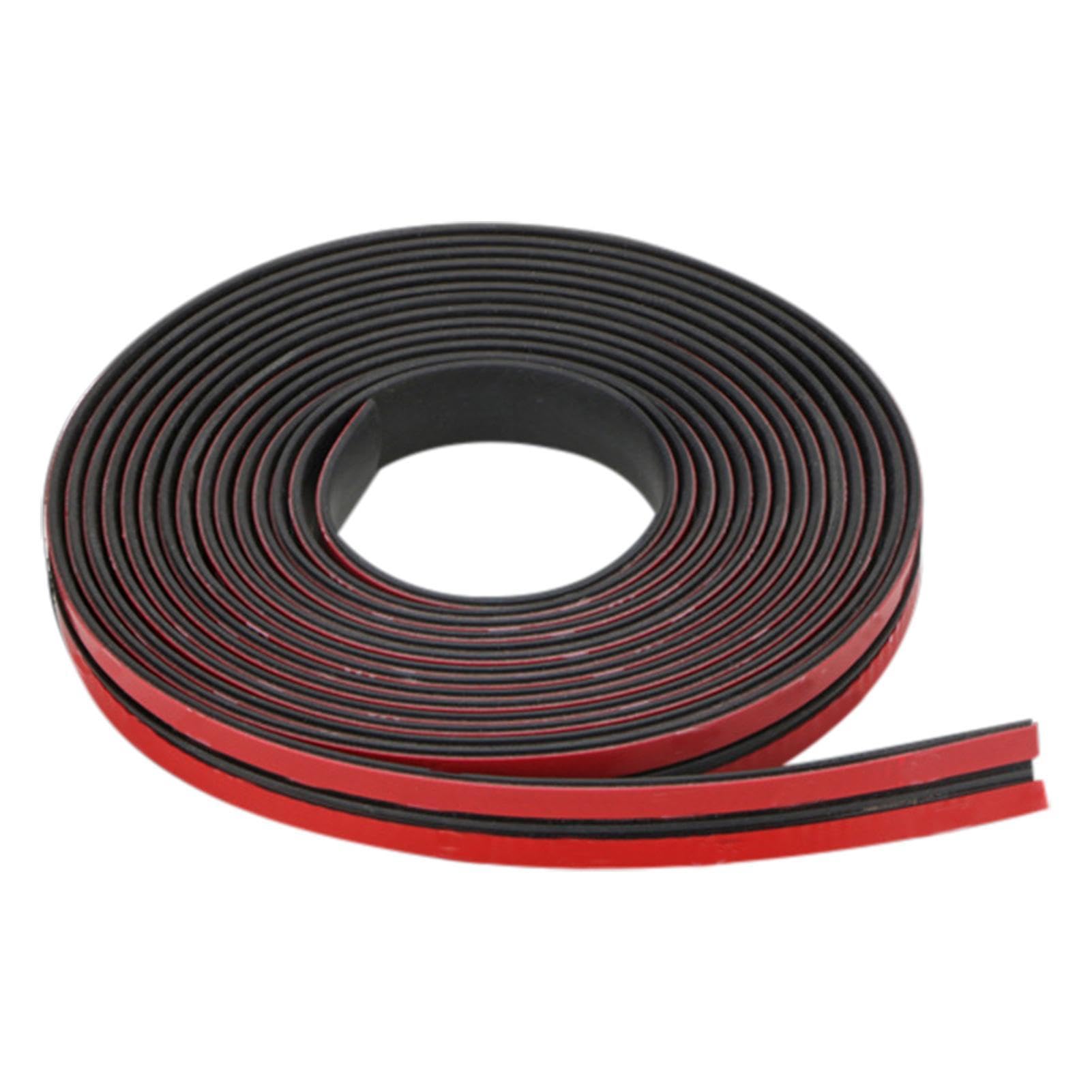 Car Windshield Seal Strip, T Shape Weather Draft Seal Strip for Car, 2M Car Front Rear Windshield Sunroof Weatherstrip Edge Protector, Trim Rubber Seal Strips for Car Truck Motor Door