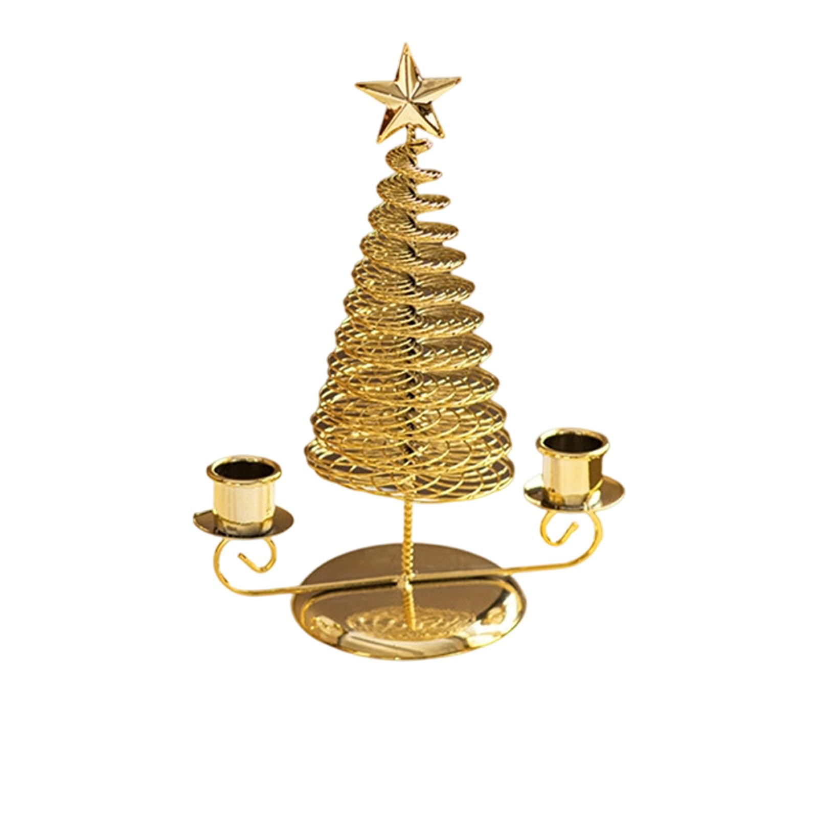 alloneslife Metal Taper Holder, Christmas Tree Holders for Pillar, Candlestick Holders for Table Centerpieces Candlestick for Table Centerpieces