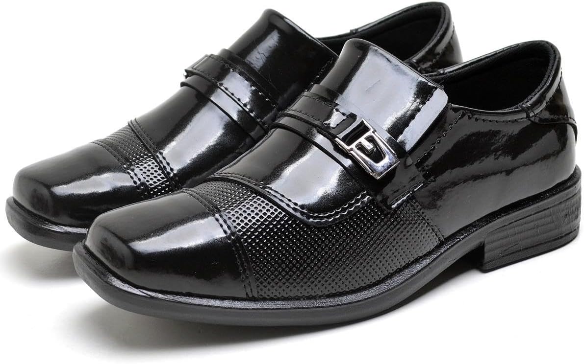 Sapato Social Infantil Elegante Verniz 303