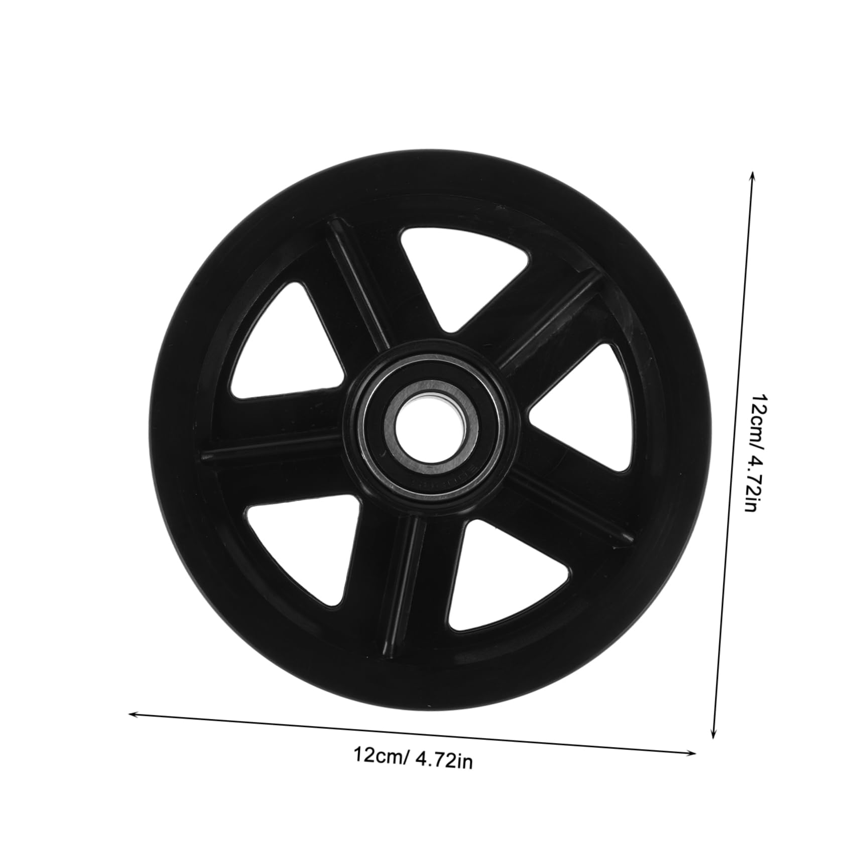 POPETPOP Roue de Porte Coulissante en Pom Stable, Galet de Poulie à Gorge 14,5mm pour Meubles, de Rouleaux pour Rails Coulissants