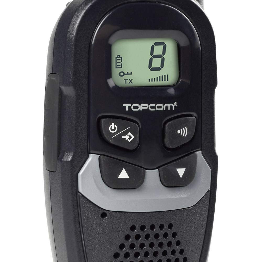 Talkie Walkie Topcom RC-6410 – Portée : jusqu'à 6 km – Nombre de canaux : 8
