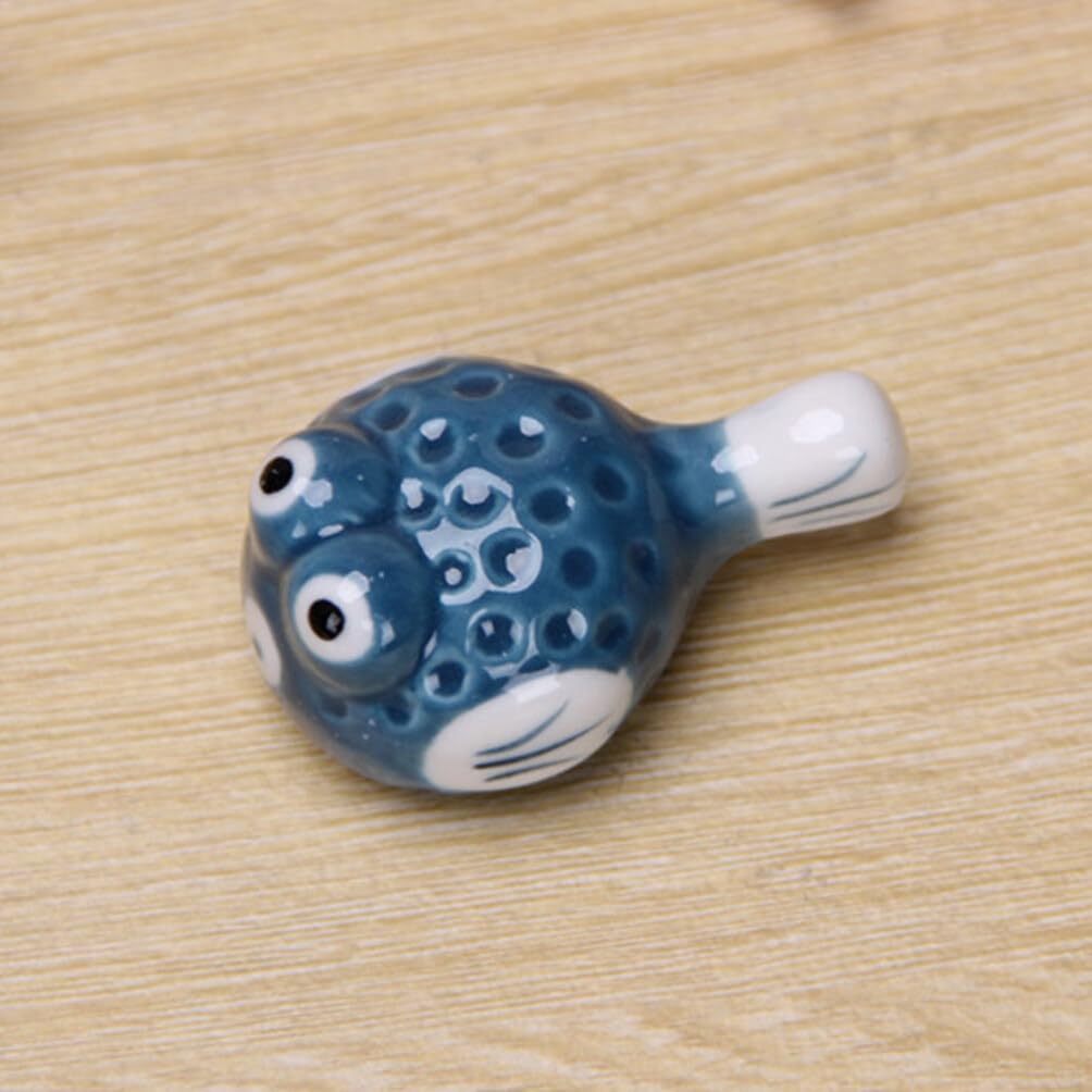 Japanese Style Chopstick Holder Ceramics Chopsticks Rest Vegetable Fruits Shape Fork Shelf Kitchen Tableware Dining Table Decor