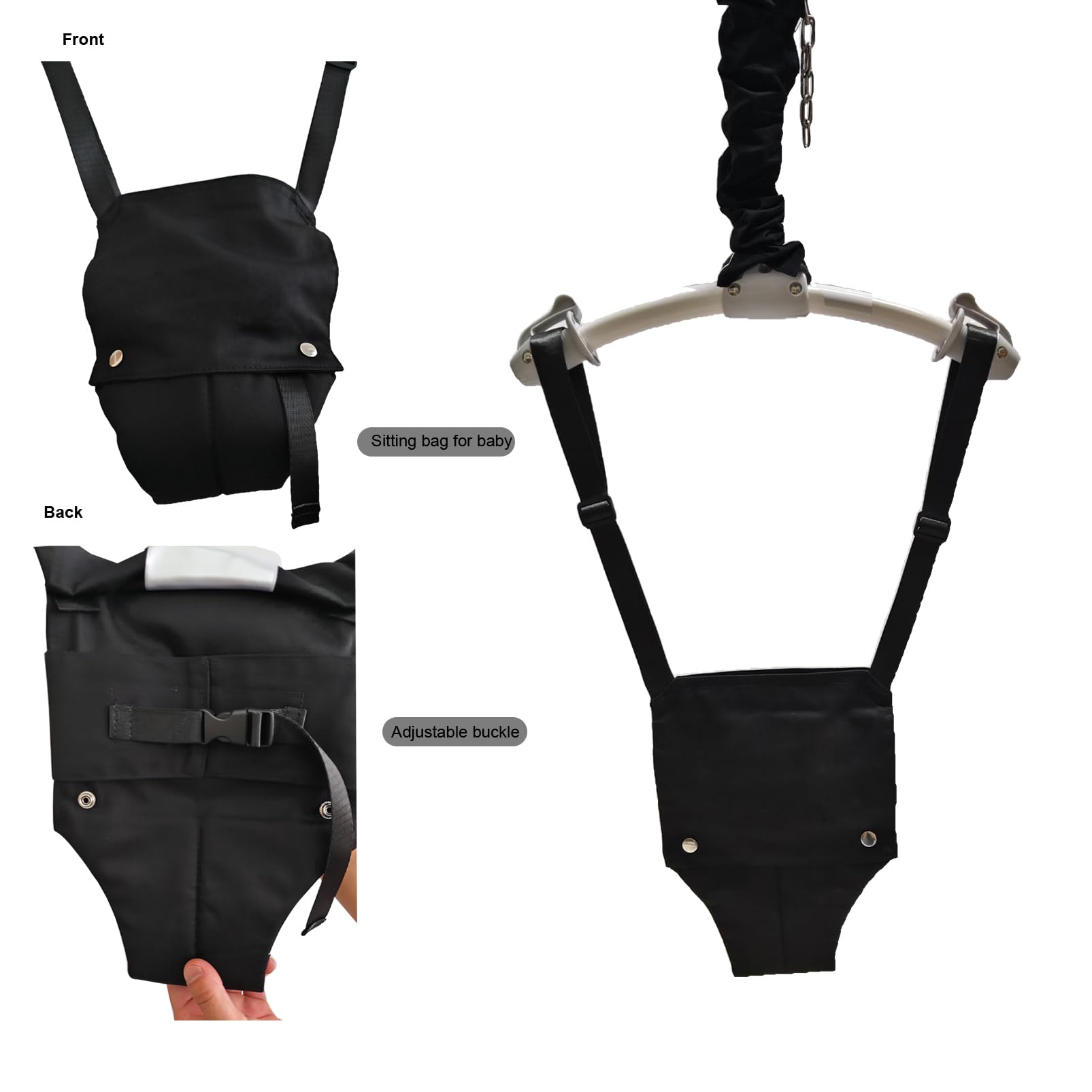 Deurhopper, hangschommel voor peuters, babyschommelstoel, deurhopser met standaard Deurhopper, hangschommel voor peuters, babyschommelstoel, deurhopser met standaard
