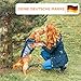 Tierhood Regenmantel Hund - Hunderegenmantel wasserdicht- Reflektierende Regenjacke Hund - Hundemantel inkl. Geschirr Wasserdicht