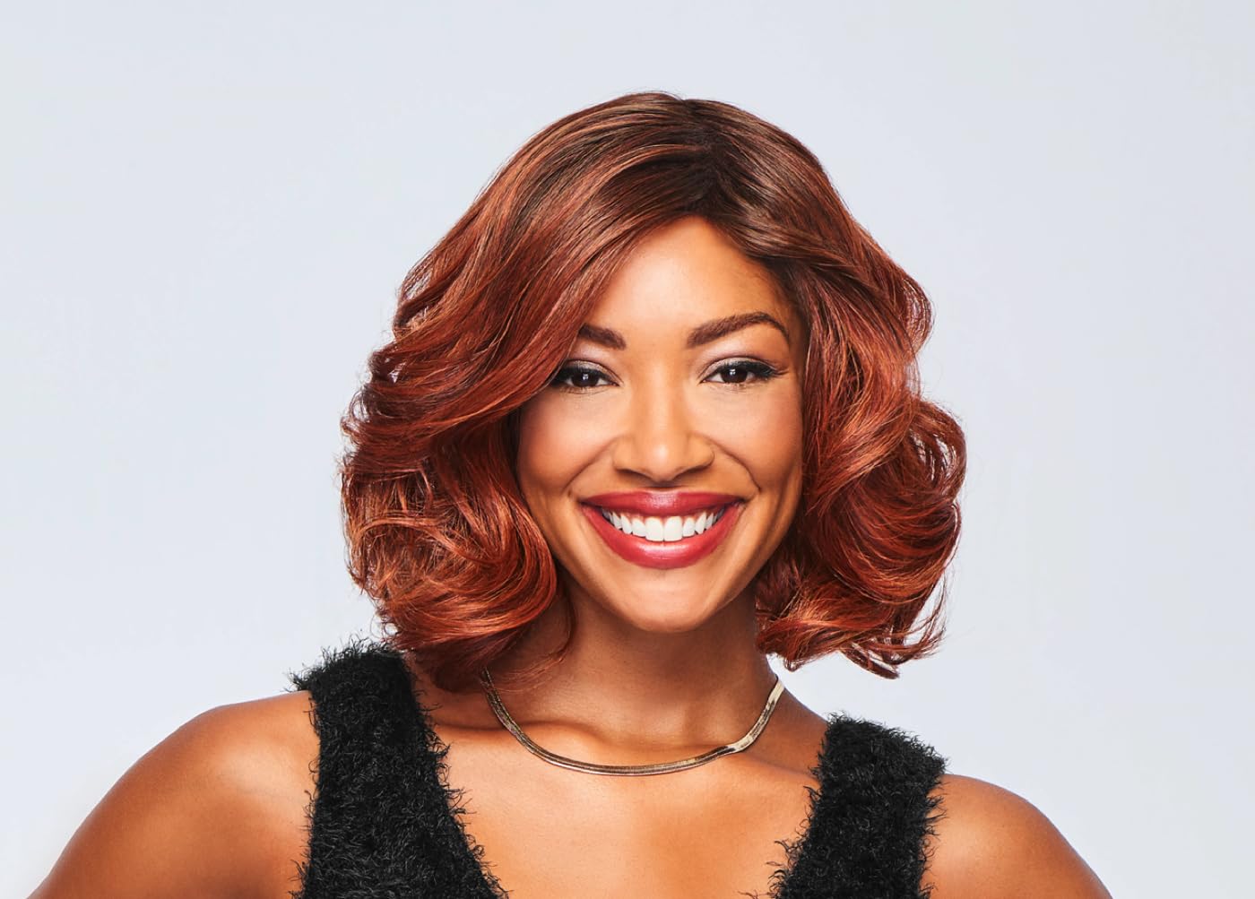 Hairdo Softly Spiraled Shoulder-Length Glamorous Soft Curls Wig by Hairuwear, Average Cap, R2 Ebony
