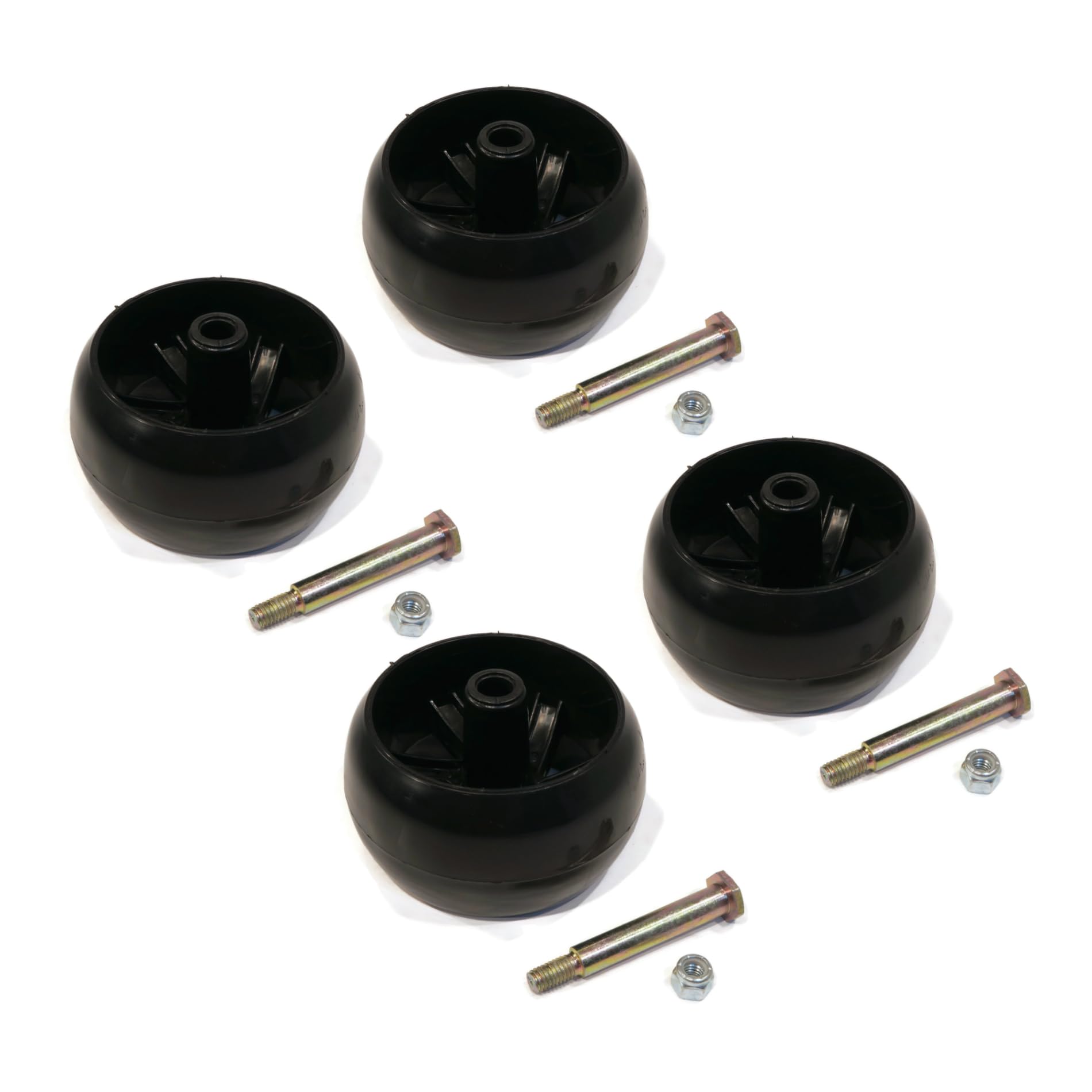 The ROP Shop | (Pack of 4) Smooth Deck Wheels for AYP 174873, 532174873, 589527301 & 587048801