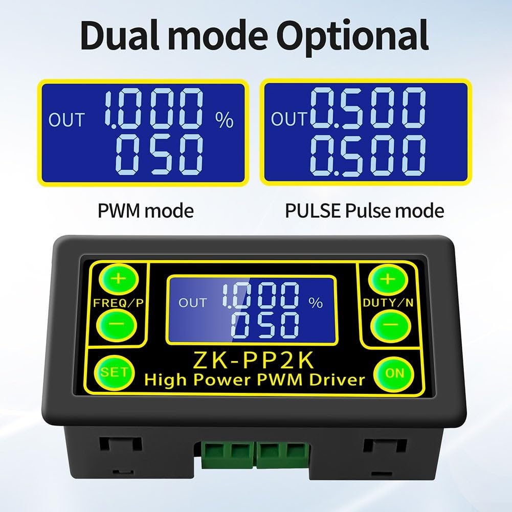 Kit Generatore Di Segnale PWM ZK-PP3K E Driver Motore/lampada DC 30A 360W | Regolatore Di Velocità E Luminosità | Controllo Industriale E Hobby