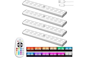 Under Cabinet Lights Wireless, Dimmable Bar Lights for Home Use