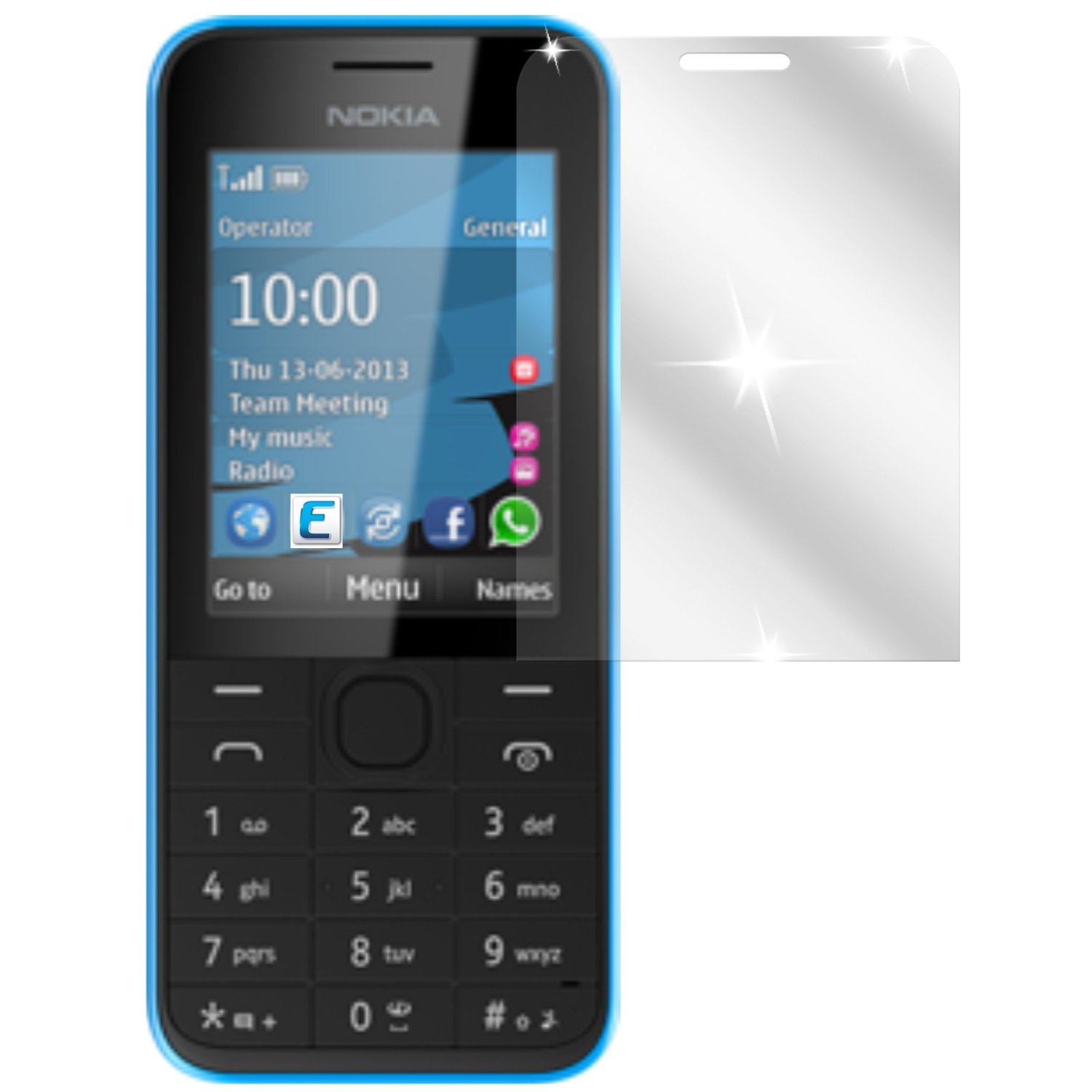 Dipos Pellicola Protettiva Per Nokia 220 (2 Pezzi) - Cristallo Trasparente, Anti Graffio 4H, Made In Germany